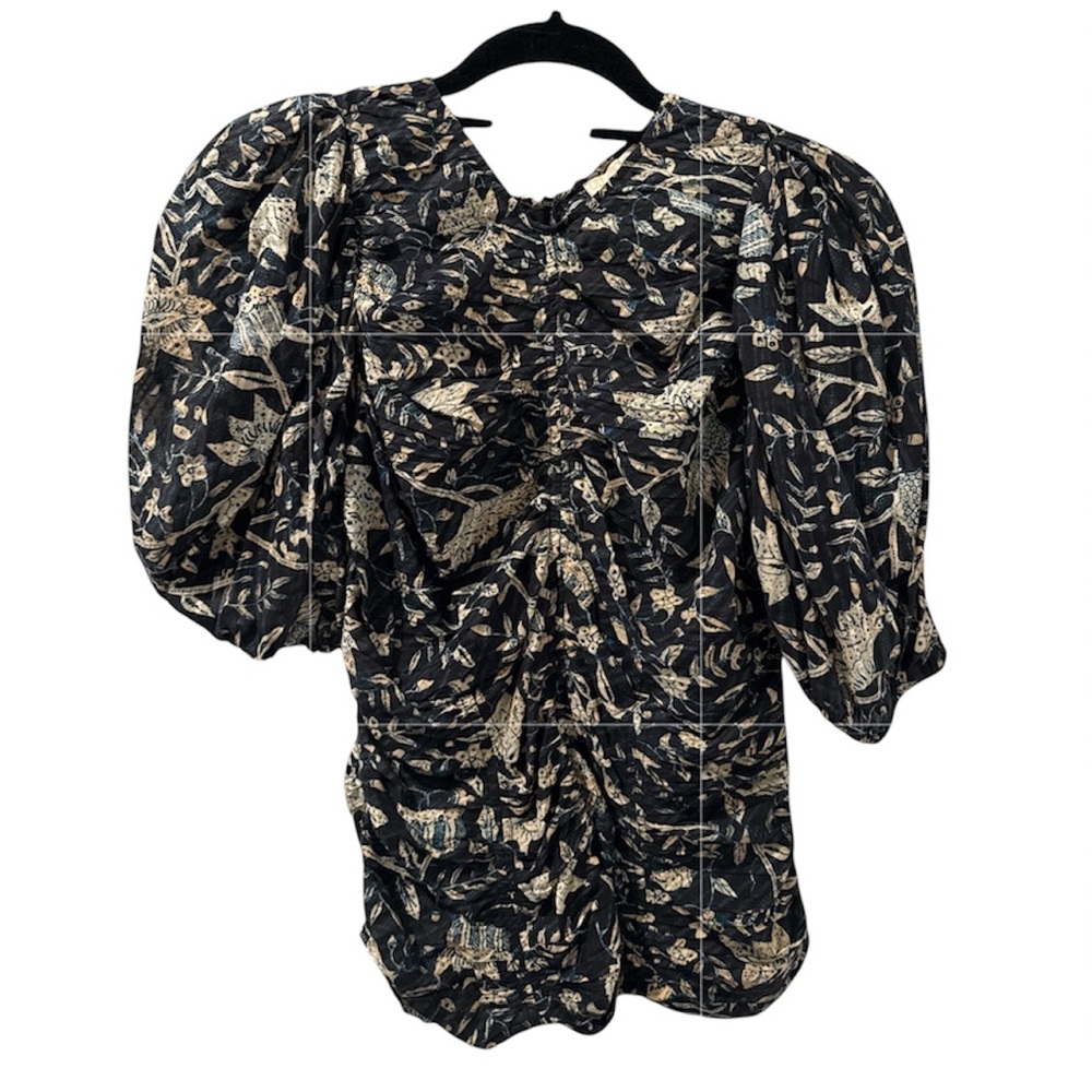Ulla Johnson Naya Top in Rainforest Sz 4 - Picture 2 of 6
